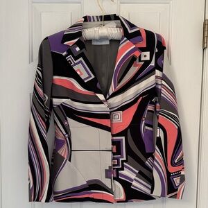 Colorful Pucci Abstract Geometric Women's Jacket
